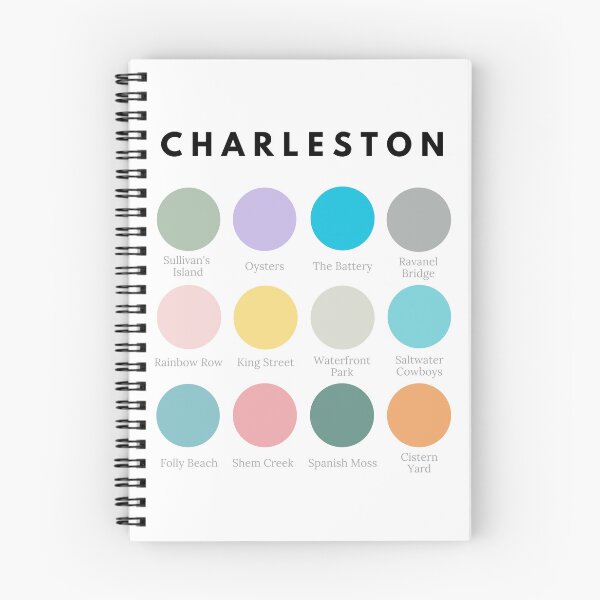 Item preview, Charleston Color Palette designed and sold by annesleyemma.