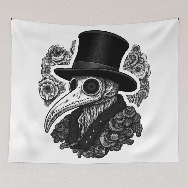 Item preview, Pandemic Plague Doctor Bird Mask designed and sold by NapNapSleeper.