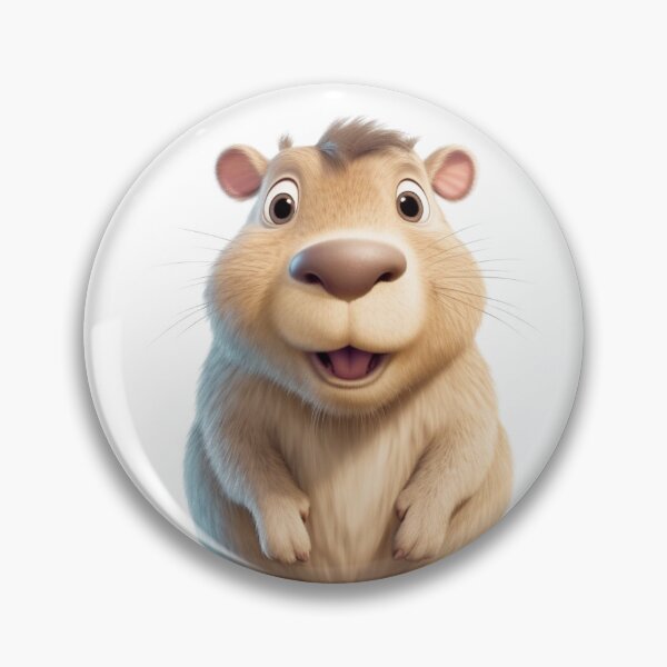 Item preview,  happy capybara designed and sold by DigitalPixelize.