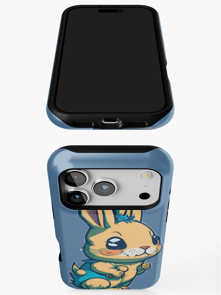 Thumbnail 3 of 4, iPhone Case, Cute Baby Rabbit designed and sold by FaustusCreative.