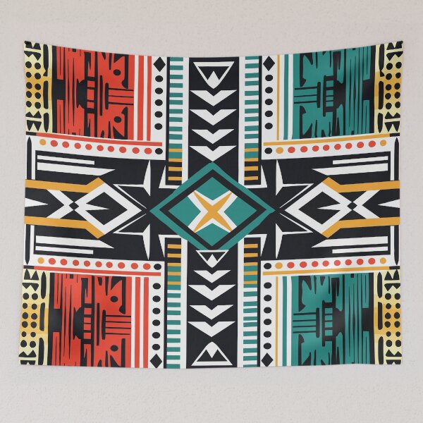 Artikelvorschau, Bunte Muster, die an die afrikanische Kultur erinnern entworfen und verkauft von ColorDesign38.