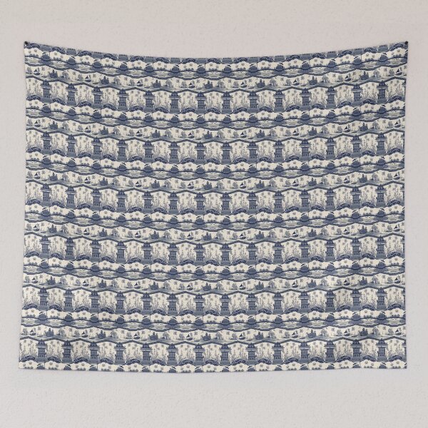 Item preview, Dutch Windmills by the Water designed and sold by PixelPatchwork.