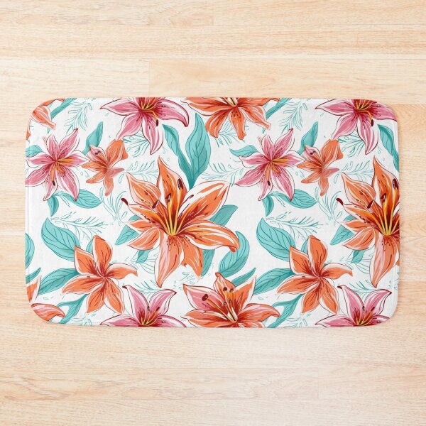 Item preview, Lilies for Lily Orange Pink designed and sold by illustratious.