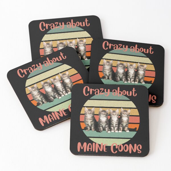Item preview, Crazy About Maine Coons designed and sold by BluePlanetMerch.