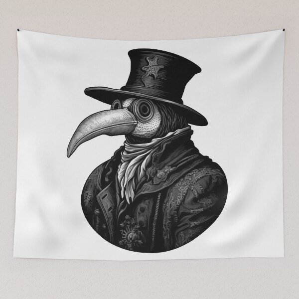 Item preview, Mystical Pandemic Plague Doctor Bird Mask designed and sold by NapNapSleeper.