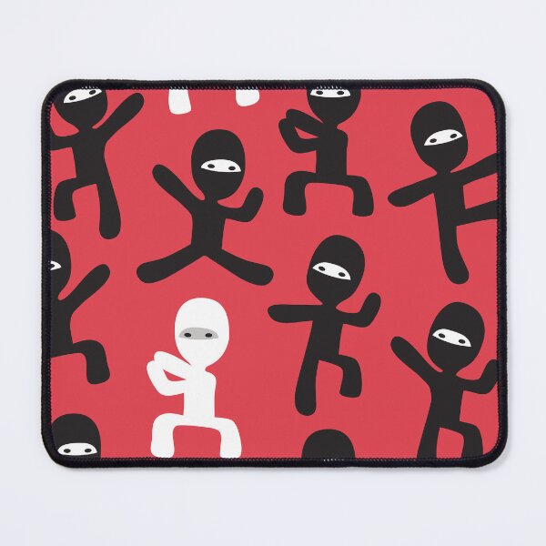 Item preview, ninjas - black and white on red designed and sold by littlearrow.