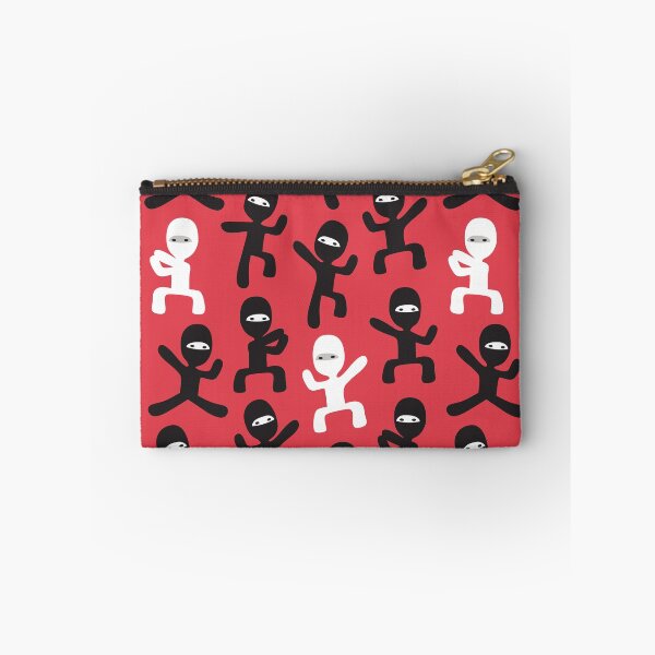 Item preview, ninjas - black and white on red designed and sold by littlearrow.