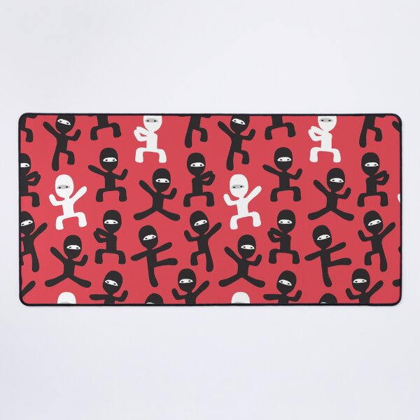 Item preview, ninjas - black and white on red designed and sold by littlearrow.