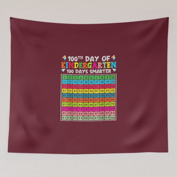 Item preview, 100th Day Of Kindergarten 	 100 Days Smarter 	 	 	 designed and sold by ewzngnpcdcu6.