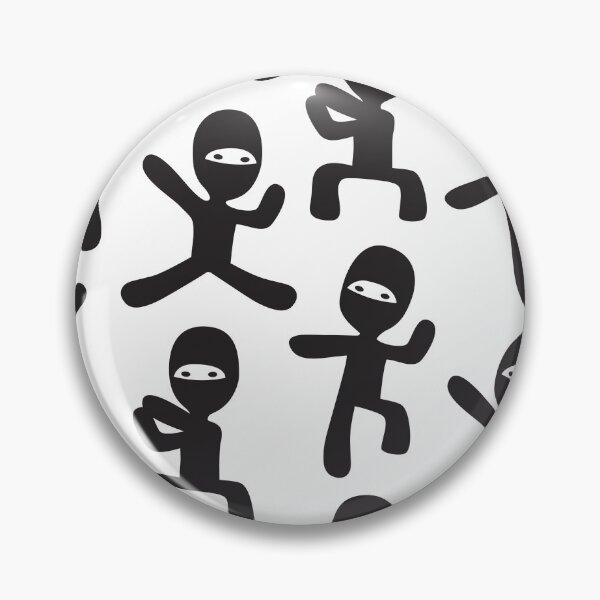 Item preview, ninjas - black on white designed and sold by littlearrow.