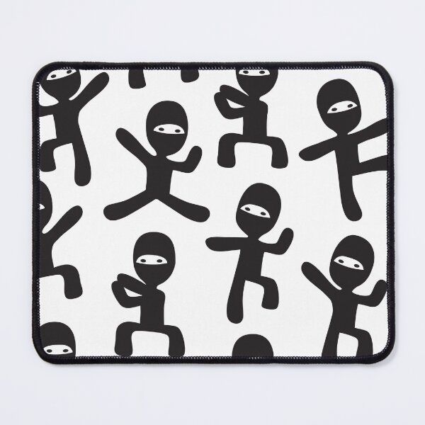 Item preview, ninjas - black on white designed and sold by littlearrow.