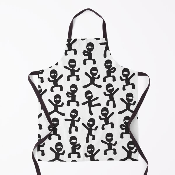 Item preview, ninjas - black on white designed and sold by littlearrow.