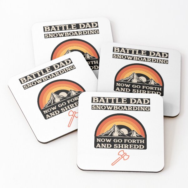Item preview, Battle Dad Snowboarding Shredd Wear designed and sold by Battle-Dad-Tees.