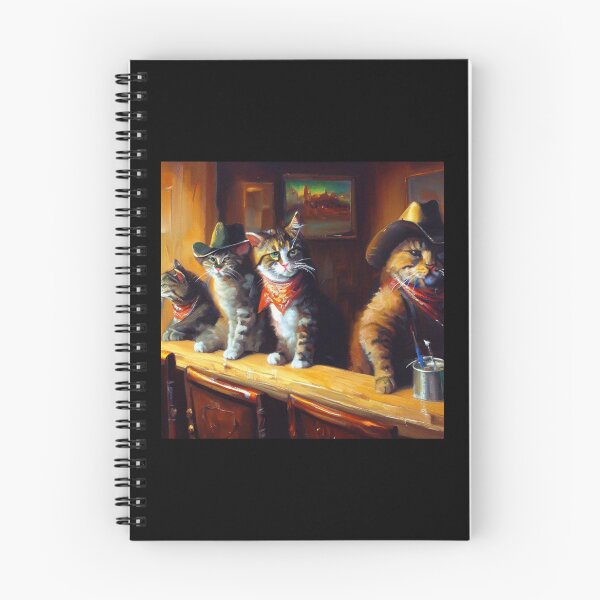Item preview, Cats at a Saloon designed and sold by CrankyOldDude.