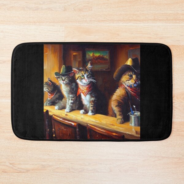 Artikelvorschau, Cats at a Saloon entworfen und verkauft von CrankyOldDude.