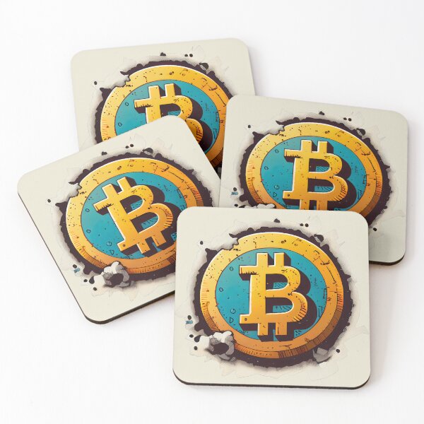 Artikelvorschau, High-Quality Comic Bitcoin Logo: Symbol of Digital Currency one entworfen und verkauft von MLArtifex.