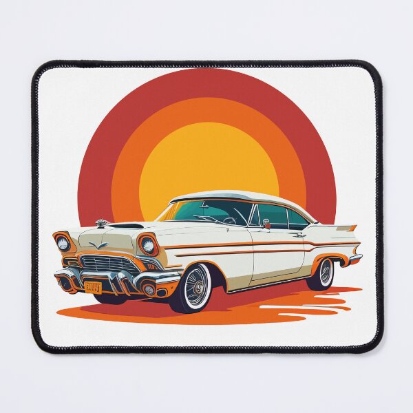Item preview, Retro car at sunset designed and sold by krabbaraban.