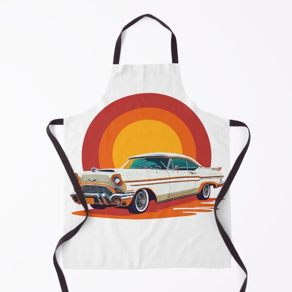 Item preview, Retro car at sunset designed and sold by krabbaraban.