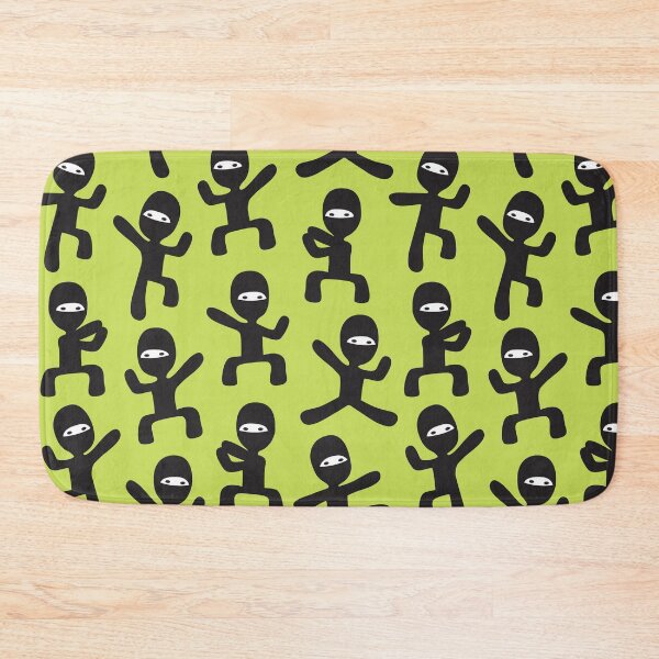 Item preview, ninjas - lime designed and sold by littlearrow.