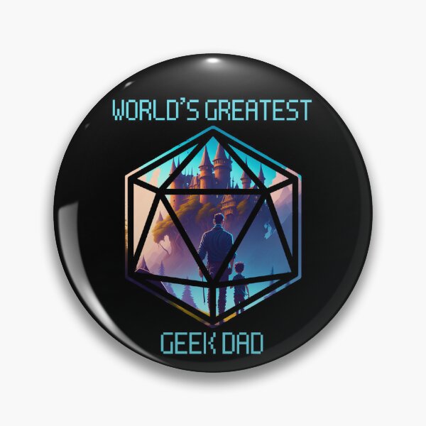 Item preview, World's Greatest Geek Dad designed and sold by Brunobcreations.