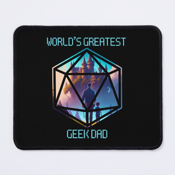 Item preview, World's Greatest Geek Dad designed and sold by Brunobcreations.