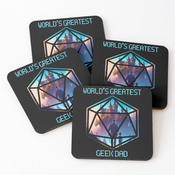 Item preview, World's Greatest Geek Dad designed and sold by Brunobcreations.