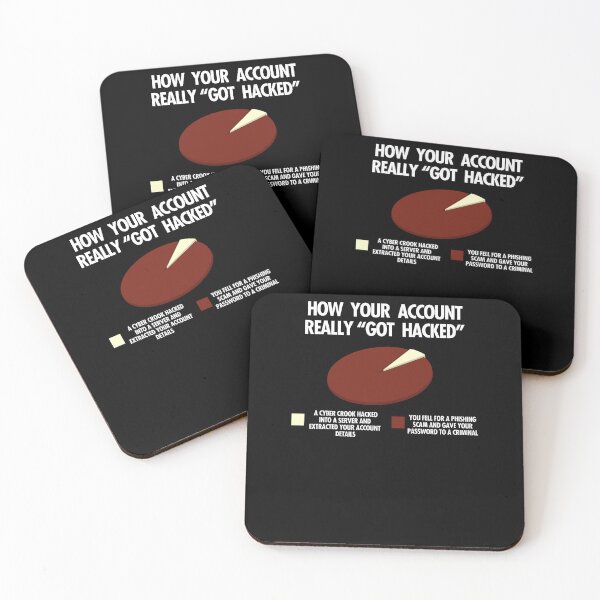 Item preview, How Your Account Got Hacked designed and sold by Nerd Shizzle.