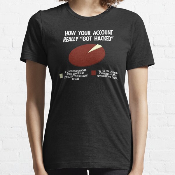 Item preview, How Your Account Got Hacked designed and sold by Nerd Shizzle.