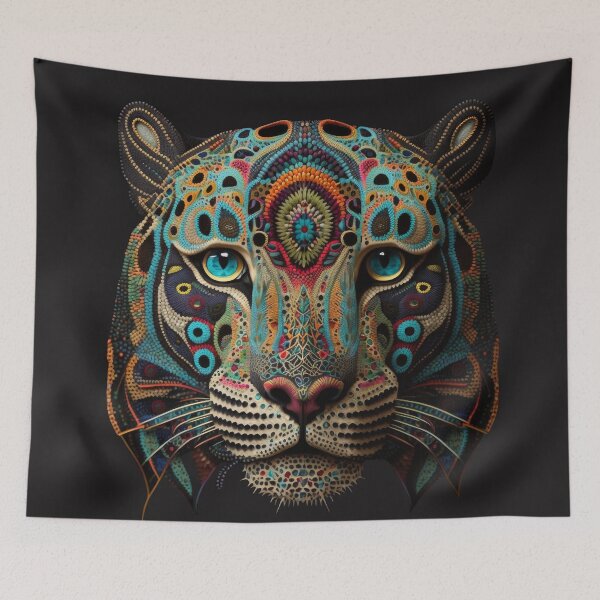 Aperçu de l'œuvre Jaguar Luxure design art abstrait créée et vendue par Tio-Tecun.