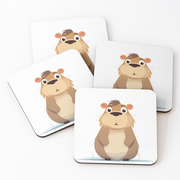 Item preview,  Capybara thoughtful nice cartoon designed and sold by DigitalPixelize.