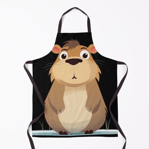 Item preview, Capybara thoughtful nice cartoon designed and sold by DigitalPixelize.