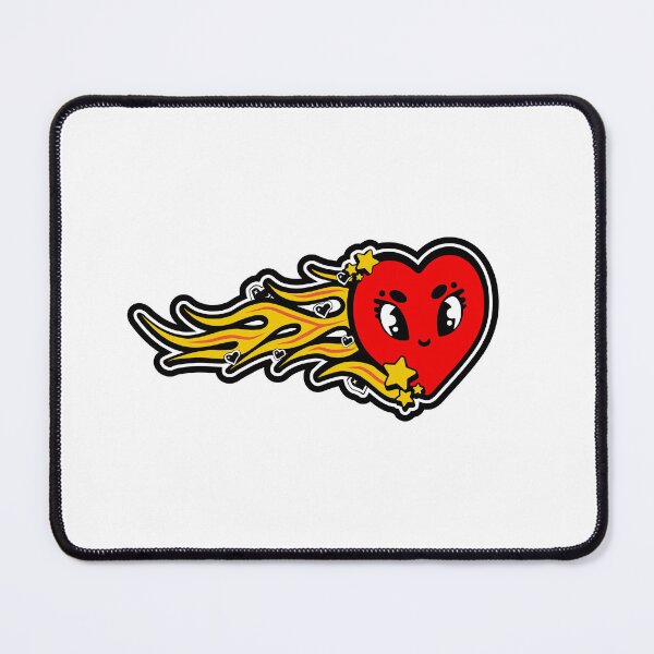 Item preview, Heart cute with sparkles and flames designed and sold by ArtfulHustle.