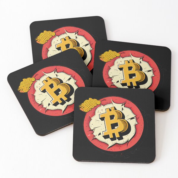 Artikelvorschau, High-Quality Comic Bitcoin Logo: Symbol of Digital Currency two entworfen und verkauft von MLArtifex.