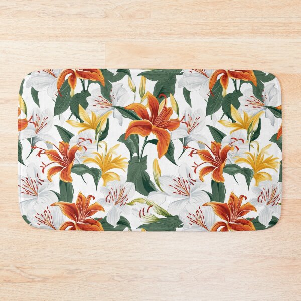 Item preview, Lilies for Lily Orange White designed and sold by illustratious.
