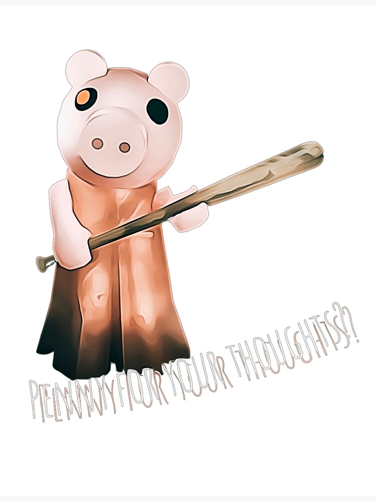 Piggy Roblox with Mantra: Eat, Sleep, Roblox, Repeat Art Print for Sale by  whatcryptodo