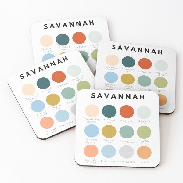 Item preview, Savannah Color Palette designed and sold by annesleyemma.