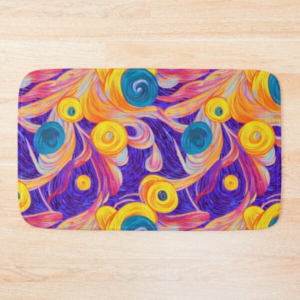Item preview, Colorful Mini Wave Pattern - Abstract Art designed and sold by BubbleSpy.