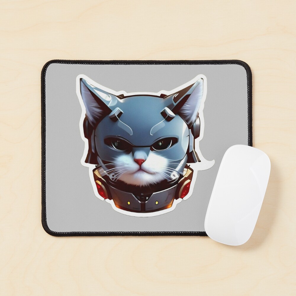 Cute Cat Robot 1 - Cool cat design Pin by SheepAttack