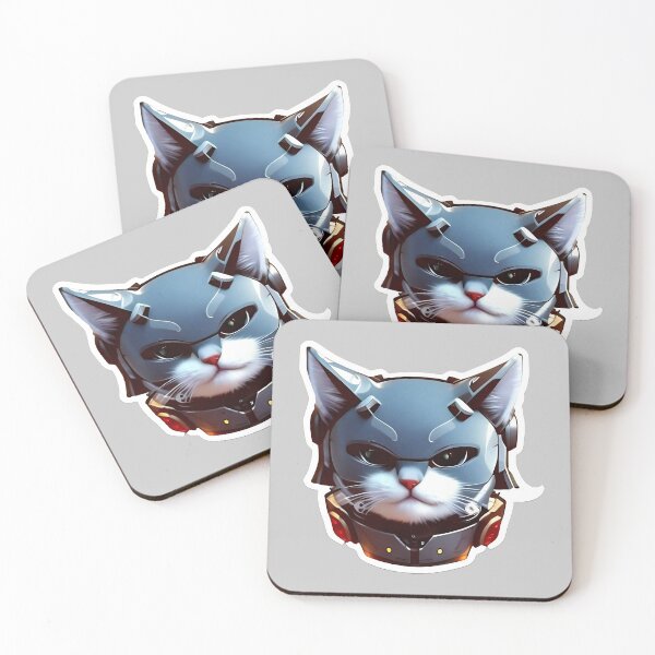 Item preview, Cute Cat Robot 1 - Cool cat design designed and sold by SheepAttack.