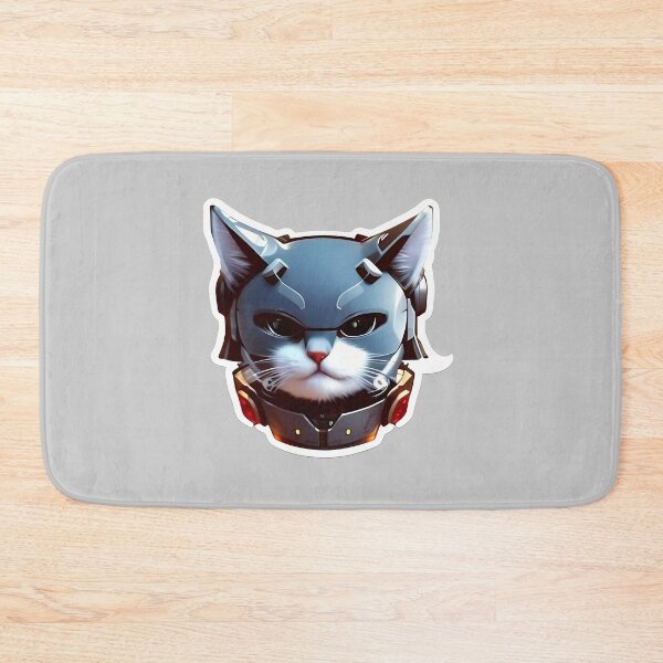 Item preview, Cute Cat Robot 1 - Cool cat design designed and sold by SheepAttack.