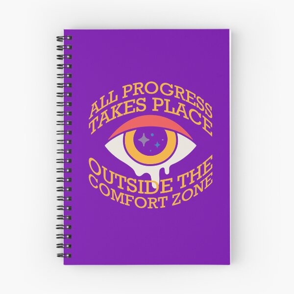Item preview, All Progress Takes Place Outside the Comfort Zone designed and sold by chillaxcats.