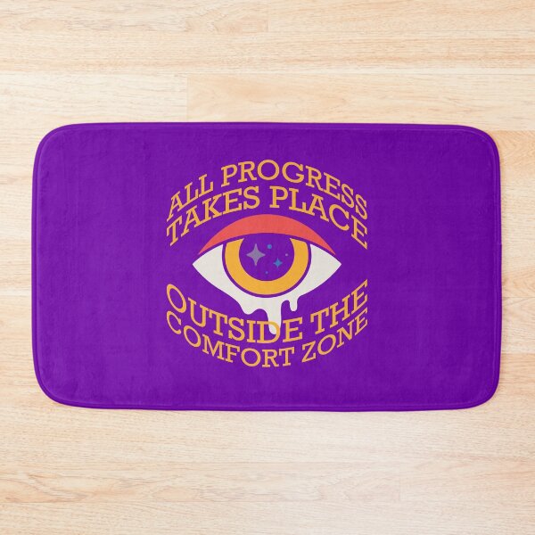 Item preview, All Progress Takes Place Outside the Comfort Zone designed and sold by chillaxcats.