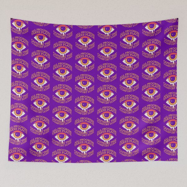 Item preview, All Progress Takes Place Outside the Comfort Zone designed and sold by chillaxcats.