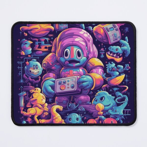Item preview, Pixel Odyssey: Journey of the Neon Astronaut designed and sold by Bee Happy Creative™.