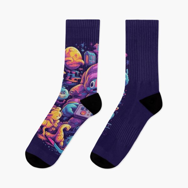 Item preview, Pixel Odyssey: Journey of the Neon Astronaut designed and sold by Bee Happy Creative™.