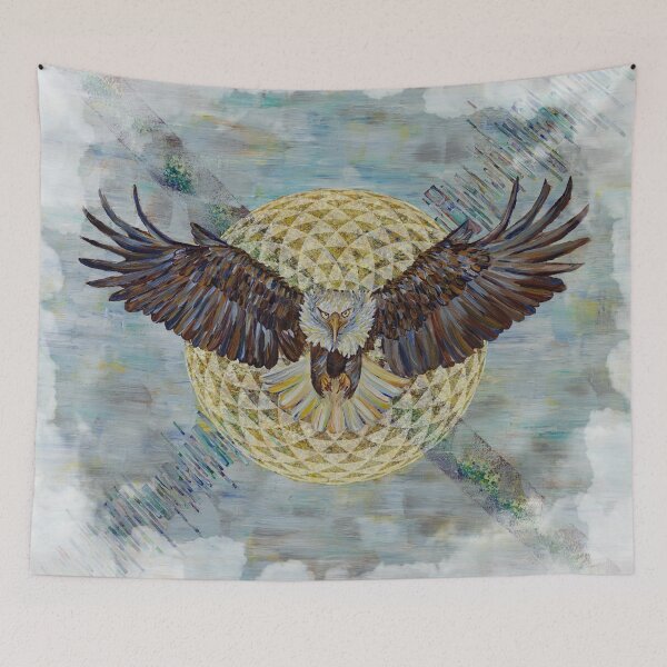 Item preview, Eagle Flying Through Clouds designed and sold by christineiris.