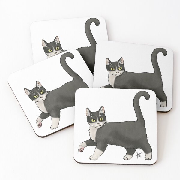Item preview, Cat - Cyprus Cat - Tuxedo designed and sold by Jennifer Stolzer.