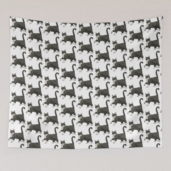 Item preview, Cat - Cyprus Cat - Tuxedo designed and sold by Jennifer Stolzer.