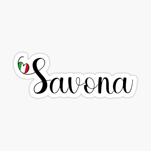 Item preview, Savona With Italian Heart - I Love Savona Italy designed and sold by molamode.