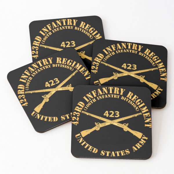 Item preview, Army  - 423rd Infantry Regiment - US Army w Branch X 300 designed and sold by Military Insignia Products.
